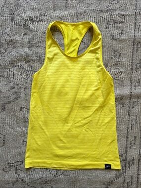 J. Crew x New Balance Bright Yellow Racerback Tank